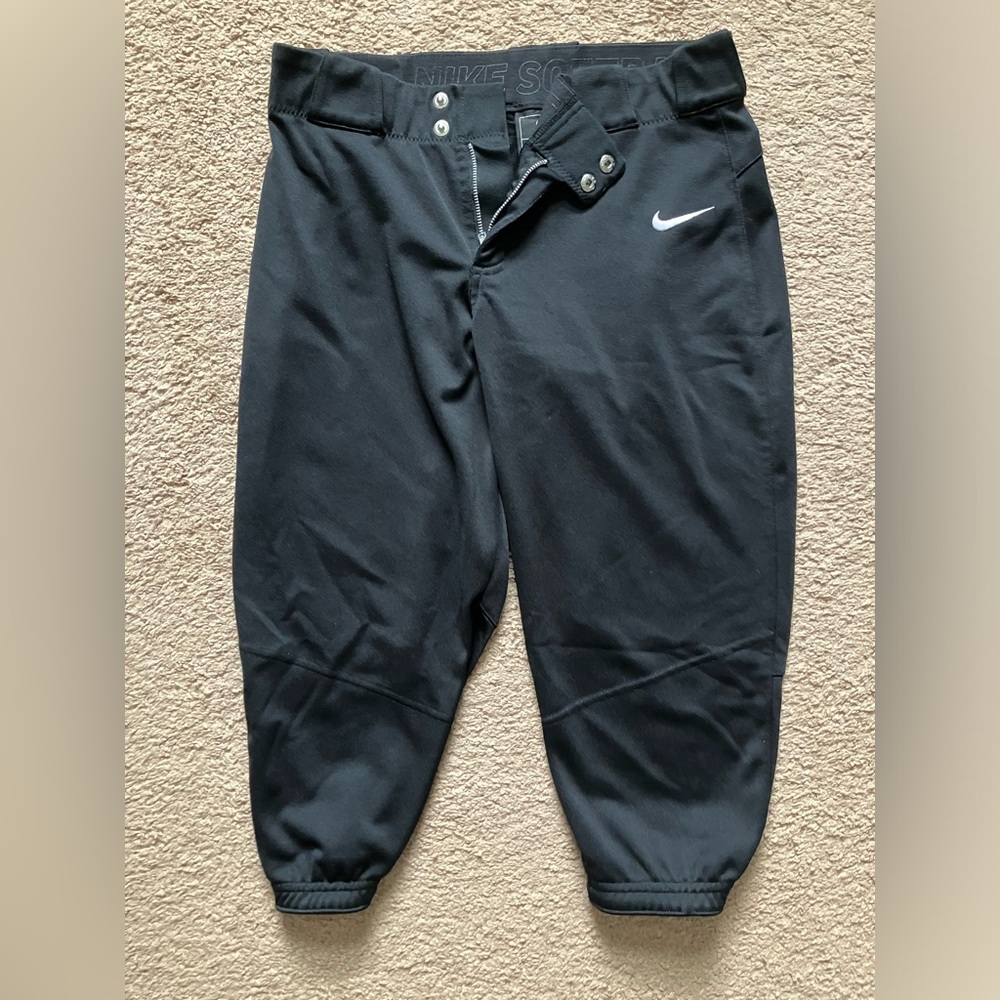 Size Medium Black Nike Softball Pants